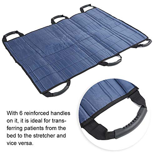Huakii Sábana de Cama de posicionamiento, Hoja de Paciente de 6 manijas para Levantar transferencias de torneado
