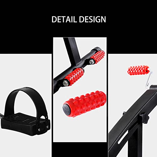 HXFENA Bicicleta Estática, Entrenador De Pies Y Manos con Rodillo De Masaje, Máquina De Terapia De Entrenamiento Físico para El Hogar En Interiores