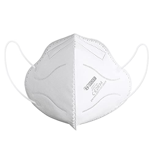 IDOIT Mascarillas ffp2 desechables 40 pcs homologadas protección de 5 Capas de CE 2834 y EN 149:2001+A1:2009