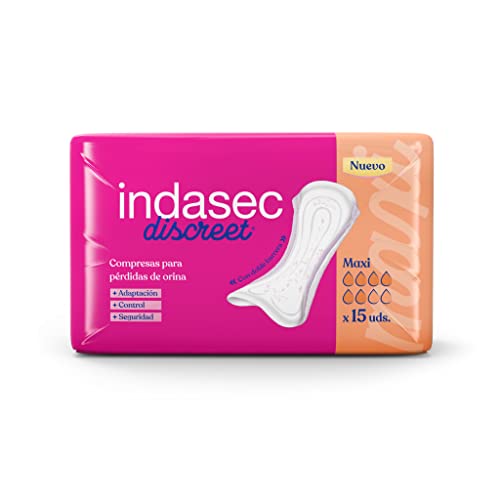 Indasec Discreet Maxi, 15 unidades
