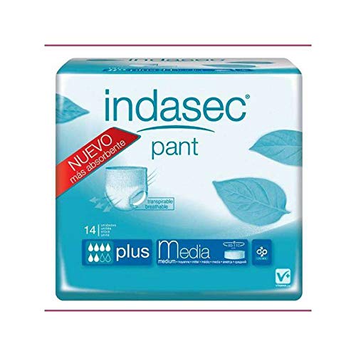 Indasec Pant Plus talla Media M 6 gotas absorción 12 unidades de Laboratorios Indas