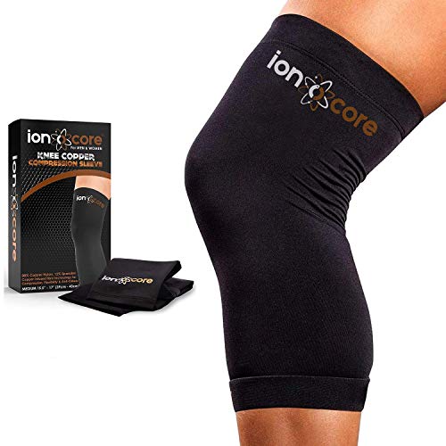 Ionocore® Soporte de Rodilla Rodillera de Protección de Rótula, Menisco y Ligamento - Alivia Dolor de Articulaciones para Levantamiento de Pesas, Sentadillas, Saltos y Corridas - Talla Small-34-38cm