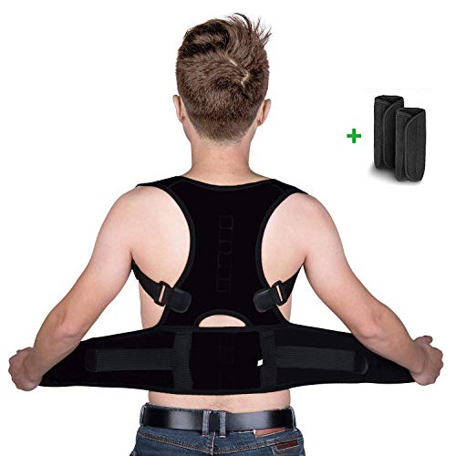 isermeo Corrector de Postura Espalda Recta, Correctores Postural Lumbar Hombro Soporte, Corregir Postura Sentado Enderezar para Mujer e Adolescentes, Posture Corrector Mejora la Joroba, M