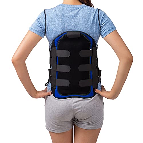 Jinqiuyuan Corrector de Postura Lumbar Sacral Spreal Brace Lumbosacral Corset Ortesis Espinosa Soporte de Soporte Brice (Size : L)