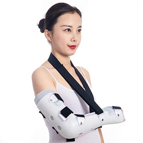 JMung Cabestrillo Brazo Inmovilizador Codera Guardia Soporte, Codera epicondilitis Soporte para Brazo Sling Eslinga de Hombro órtesis de Codo Estabilización,Right