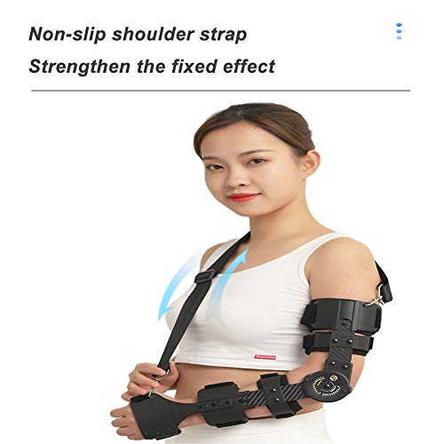 JTYX ROM Bisagra De Hombro Brazo De La Honda Tirantes para El Brazo Soporte Férula Ortesis Ortesis Banda Almohadilla Cinturón Inmovilizador Correa Envoltura Manga Protector