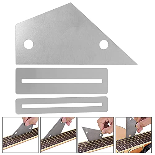 Juego de Limas de Guitarra, Herramientas de Reparación de Pulido de Trastes de Guitarra Kit de Mantenimiento de Instrumentos de Cuerda Fabricación Profesional para Proteger el Diapasón de