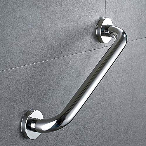 JYJ grab bar Baño Barra de Sujeción, Robusto Acero Inoxidable Shower Bath Colaborador Equilibrio Manija Auxiliar, Caja Pasamanos Barra de Soporte de Handicap Lesión de Edad Avanzada (Size : 90cm)