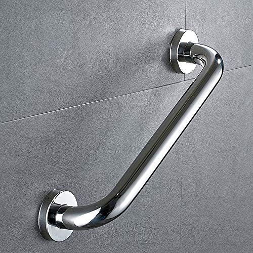 JYJ grab bar Baño Barra de Sujeción, Robusto Acero Inoxidable Shower Bath Colaborador Equilibrio Manija Auxiliar, Caja Pasamanos Barra de Soporte de Handicap Lesión de Edad Avanzada (Size : 90cm)