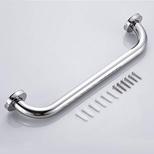 JYJ grab bar Baño Barra de Sujeción, Robusto Acero Inoxidable Shower Bath Colaborador Equilibrio Manija Auxiliar, Caja Pasamanos Barra de Soporte de Handicap Lesión de Edad Avanzada (Size : 90cm)
