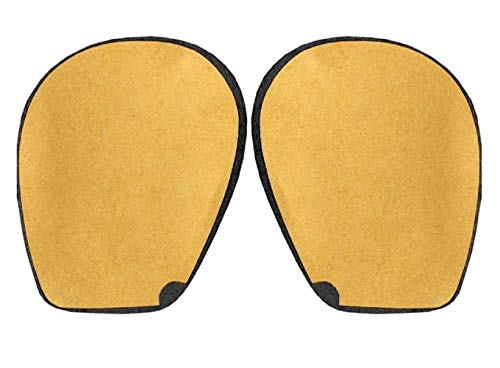 Kaps Medias Plantillas para Zapatos - Amortigución Metatarso - Evita que los pies se deslicen - Almohada de Látex de Cuero Natural y Amortiguadora - Unisex Talla Única Cody Black
