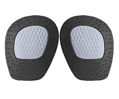 Kaps Medias Plantillas para Zapatos - Amortigución Metatarso - Evita que los pies se deslicen - Almohada de Látex de Cuero Natural y Amortiguadora - Unisex Talla Única Cody Black