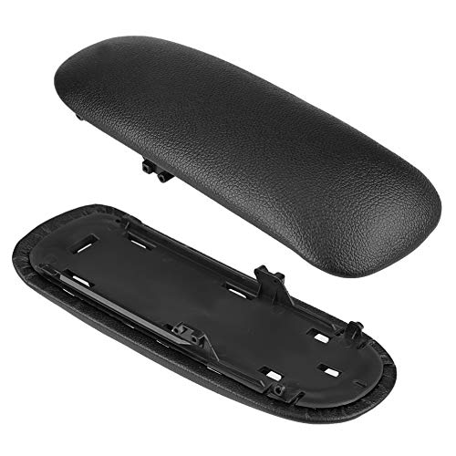 KIMISS Consola central de cuero artificial, almohadilla de la cubierta de la tapa del reposabrazos de la consola central de cuero artificial para Mini Cooper