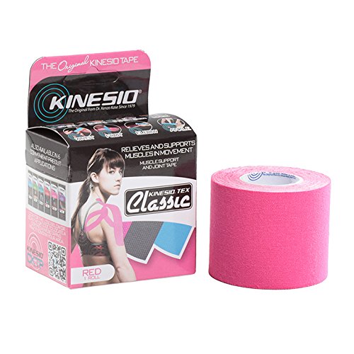Kinesio KIN/009 - Cinta Classic, Color Rojo