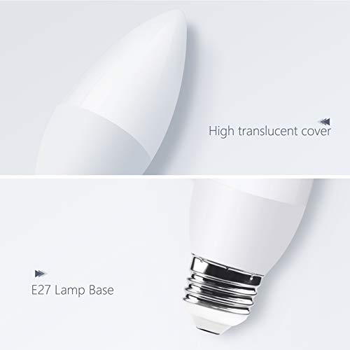 Klarlight Bombilla LED con sensor crepuscular 5W E27 450lm Bombilla de encendido y apagado automático para interior patio porche garaje jardín blanco cálido 2700K Pack de 2