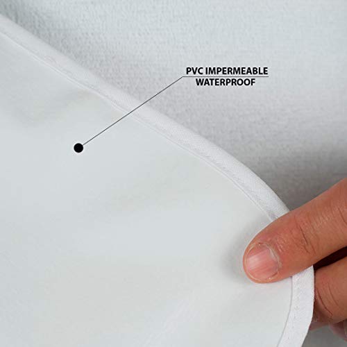KLOTTZ-Babero adulto reutilizable con bolsillo antiderrames. Delantal Impermeable. PACK 3US. 45x60cm.