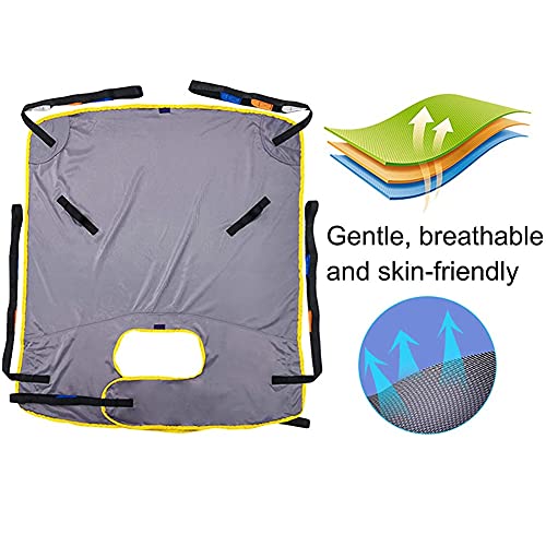 LHZHG Arnés para traslados, Cinturón de Transferencia - Grúa de Paciente - Paciente Cinturón De Transferencia para Bariátrico, Enfermería, Anciano, Discapacitado, Cuerpo Completo Y Postrado En Cama