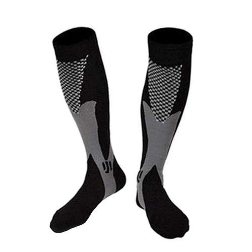 Liteness L/XL Medias de compresión médicas y aléticas, Calcetines de Estiramiento para Deportes al Aire Libre para Hombres y Mujeres.