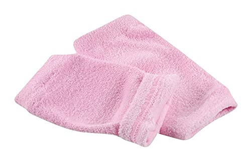 LIXBD 1 par de fundas de gel para codos, guantes hidratantes y secas, para spa, hidratantes, protección de codos, compresión, soporte para codo (color rosa, tamaño: 17 x 7,5 cm)