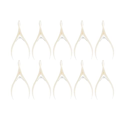 LIXBD 10pcs Viena Espéculo Nasal Desechable Nasal Examen Espéculo Espejo Estéril Rinoscopio