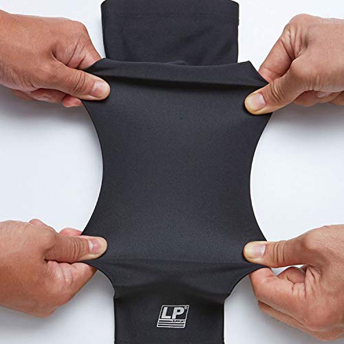 LP SUPPORT SL51 Mangas del Brazo de Rendimiento, Manga del Brazo, Almohadillas para el Codo, Vendaje del antebrazo, tamaño:L, Color:1 x Negro
