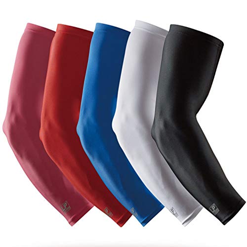 LP SUPPORT SL51 Mangas del Brazo de Rendimiento, Manga del Brazo, Almohadillas para el Codo, Vendaje del antebrazo, tamaño:L, Color:1 x Negro