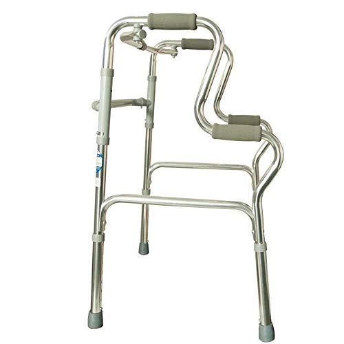 LXDDJZXQ Andador para Ancianos Walker, Ayuda de Movilidad for Personas Mayores con Movilidad Reducida for obstáculo Obstáculo Equipo Auxiliar for Personas Mayores y discapacitadas Altamente Ajustable