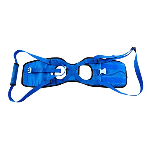 LYWYOUDDKH Dog Aid Assist Tool Arnés de elevación Ajustable para la Pierna Trasera Correa de Soporte para Mascotas - Azul # XXL