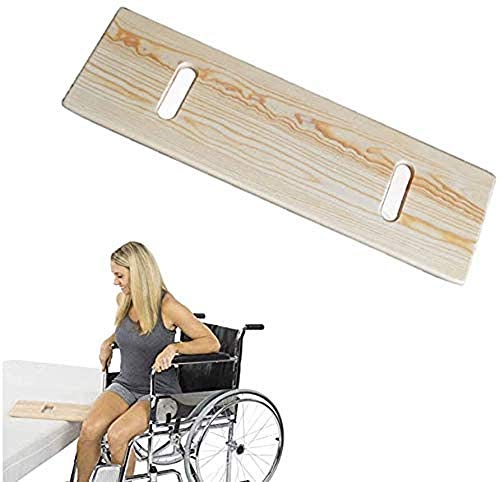 Madera Bariátrica Junta De Transferencia for Sillas De Ruedas, Tabla De Deslizamiento con Asas, Deslice La Tarjeta for El Sobrepeso Usuarios Discapacitados Ancianos Cama De Cuidados-75 * 20 * 2Cm