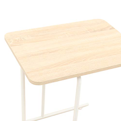 Marca Amazon - Movian Kyyvesi - Mesa auxiliar, 48 x 37 x 55 cm, efecto marrón burlywood