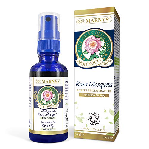 MARNYS Aceite Regenerador Rosa Mosqueta Biológico 100% Vegetal Spray 50ml