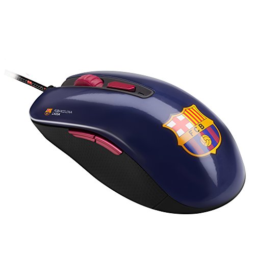 Mars Gaming MMBC, Ratón Gaming Oficial FC Barcelona, Ergonómico, PC/PS4/PS5/XBOX