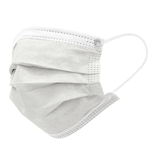 Mascarillas Quirúrgicas resistentes a Salpicaduras - Filtración Bidireccional y Máximo filtrado (99,9%) - Fabricado en España - (Caja de 40 Uds.) - Color Blanco - 3 Capas