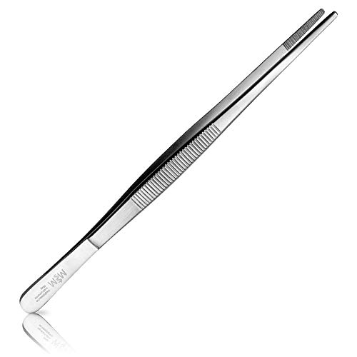 May Pinza para Servir - Pinzas de Cocina - Pinzas para Carne - Longitud: los 20 cm - Acero Inoxidable
