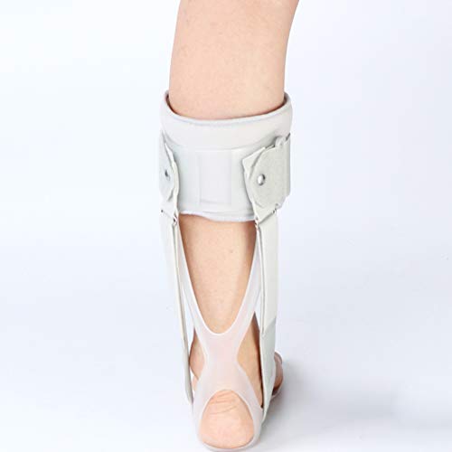 Milisten Ortesis de Pie de Tobillo Caída Soporte de Pie Férula Pie Tobillera Ortesis para Fascitis Plantar Dolor de Arco de Pie Tendinitis de Aquiles Soporte Talla Izquierda M