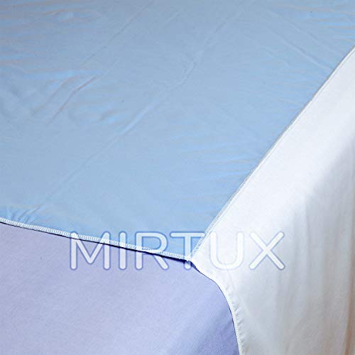 MIRTUX Pack de 2 empapadores Protector de Cama Lavable, Impermeable y Muy Absorbente con 4 Capas. Medidas 85 x 90 cm y alas a Ambos Lados de 55cm. Empapador Fabricado Super Resistentes.