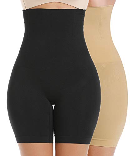MISS MOLY Mujer Faja Pantalón Cintura Alta Invisible Shapewear 4 Steel Bones Body Shaper Interior Pantalones Moldeadores Fajas Reductoras Cortos Bragas Lencería Braguita