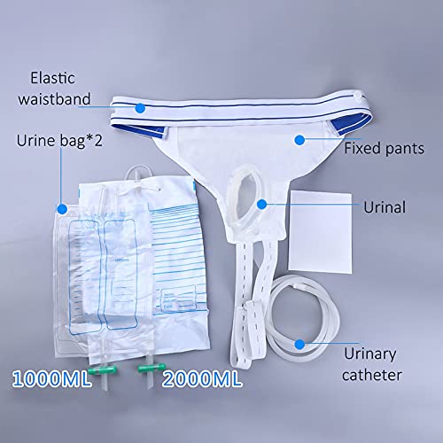 MKNIUA Colector de orina de silicona, transpirable, reutilizable, colector de orina portátil para incontinencia urinaria, incontinencia urinaria, 3 tipos opcionales para hombres y mujeres