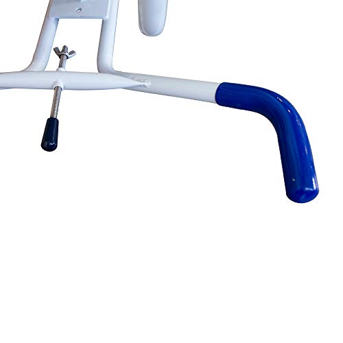Mobiclinic, Silla de Baño Giratoria, Lago, Reposabrazos y respaldo, Giro de 360º, Anatómica, Marca Española, Resistente al agua, Para personas mayores, con discapacidad o movilidad reducida