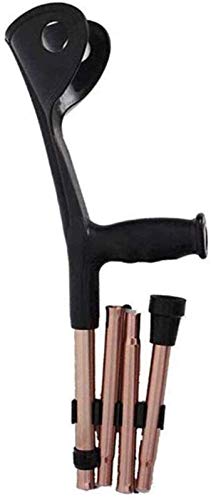 Motor Plegable Antebrazo Muletas Ergonómica Ajustable Liviano Brazo Muleta De Muleta para Uso Pesado para Adultos Estándar Y Altos De Muñeca Cómoda Sin Patinar (Color : 2pcs)