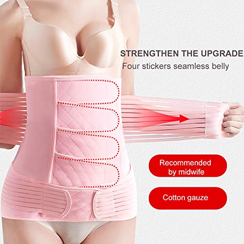 MOXIN Cinturón Embarazada Espalda Faja Postpatro Recuperacion Maternidad Apoyo Elástico Prenatal Embarazada Pelvis Caderas Abdominals Premamá Banda para Pubis de la Sínfisis,Skin Color,XL