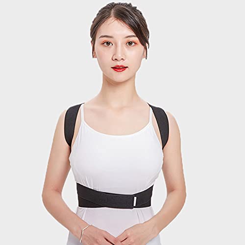 MOXIN Corrector Postura Espalda Invisible Arnes Espalda Recta, Ayuda a Enderezar y a Mantener la Espalda Recta para Espalda y Hombros,Negro,Large