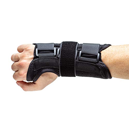 Muñequera de Soporte para Túnel Carpiano con Férula de Metal - Aliviar Dolor de Artritis y Tendinitis - Reduce Tiempo de Recuperación, Hombre y Mujer - Izquierda (S/M)