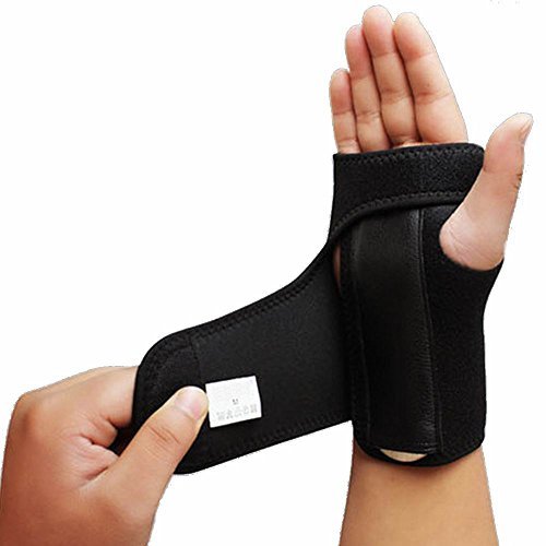 Muñequera para mano izquierda o derecha para túnel carpiano, férula de muñeca extraíble para tendinitis, soporte para el pulgar por síndrome del ratón y lesiones deportivas (1 unidad), Right hand