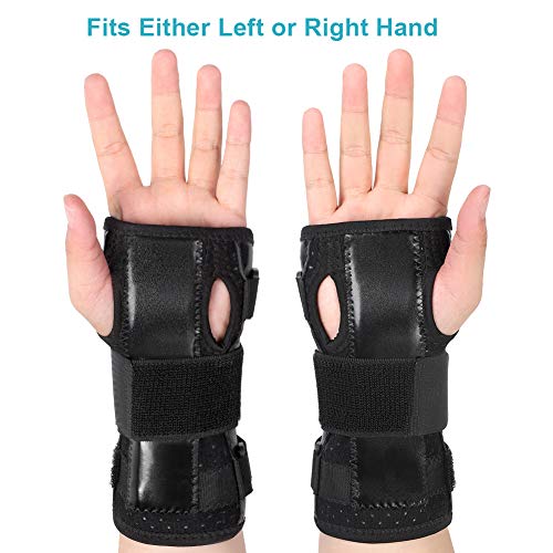 Muñequera Tunel Carpiano, Férula Muñequera con Correa Ajustable y Férula Metálica, Aliviar el Dolor de Tendinitis, Lesiones, Artritis, Fracturas, Esguinces, 1 Pieza, Universal