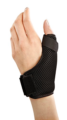 Muñequera y pulgar - Proporciona un excelente apoyo para la artritis de muñeca y pulgar, artrosis basal del pulgar, rizartrosis, tendinitis del pulgar y lesiones de pulgar como esguinces de pulgar - Disponible en 3 tamaños