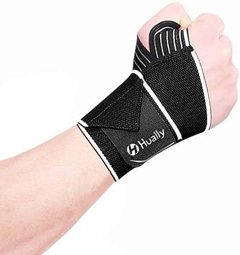 Muñequeras, Deportivas Ajustable Transpirable Para Mujeres y Hombres Talla Única se Adapta a la Izquierda o Derecha Deportes, Trabajo, Uso Diario, Dolores de Muñecas Resistentes para Levantar de Pesas