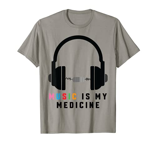 Music Is My Medicine Instrumento musical Amantes de la música Camiseta