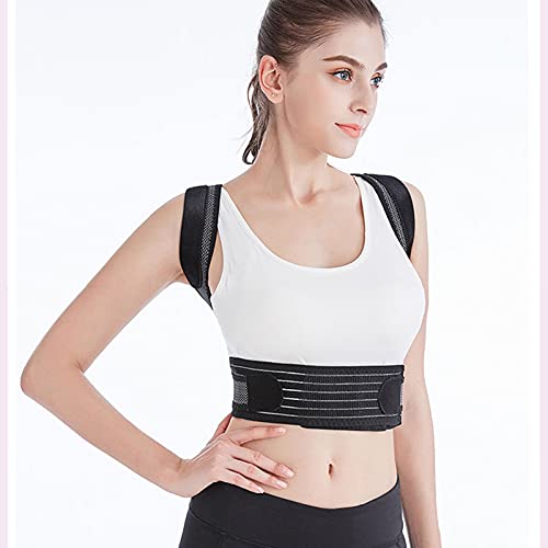 NAJING Cómodo Cinturón De Ortesis Jorobada Corrector De Postura Soporte De Espalda Ajustable Hombres Mujeres Niños Cinturón De Refuerzo Lumbar Trasero,XS