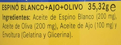 Nature Essential Espino blanco + ajo + olivo 500 mg - 50 perlas